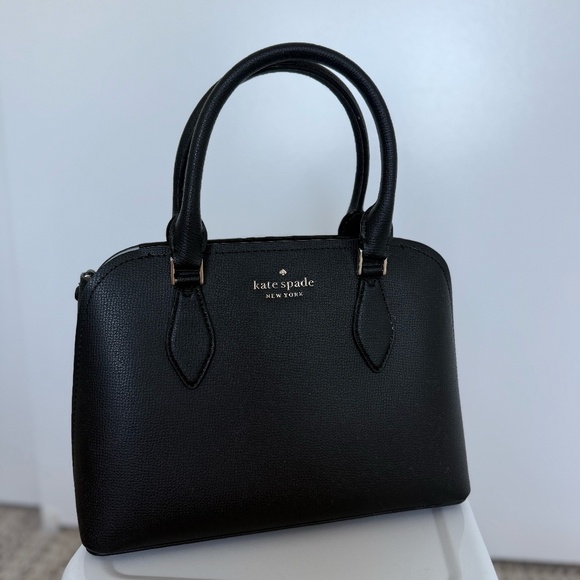 kate spade Handbags - Kate Spade Darcy Redefined Grain Leather Small Satchel (Black)